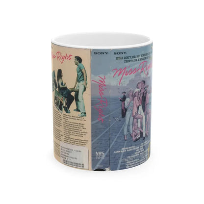 MISS RIGHT (VHS COVER) - White Coffee Mug 11oz - Go Mug Yourself