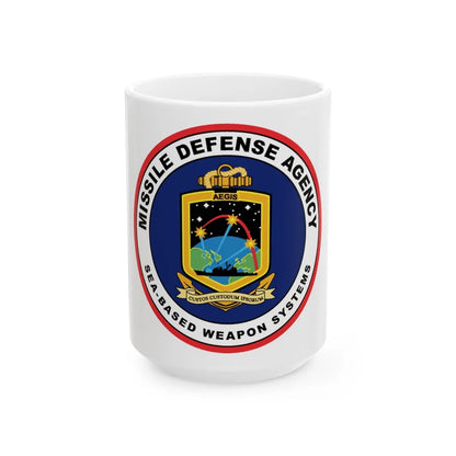 Missile Defense Agency AEGIS Ballistic (U.S. Navy) White Coffee Mug-15oz-Go Mug Yourself