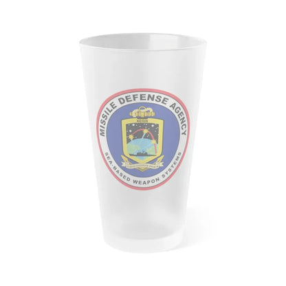 Missile Defense Agency AEGIS Ballistic (U.S. Navy) Frosted Pint Glass 16oz Default Title - Go Mug Yourself