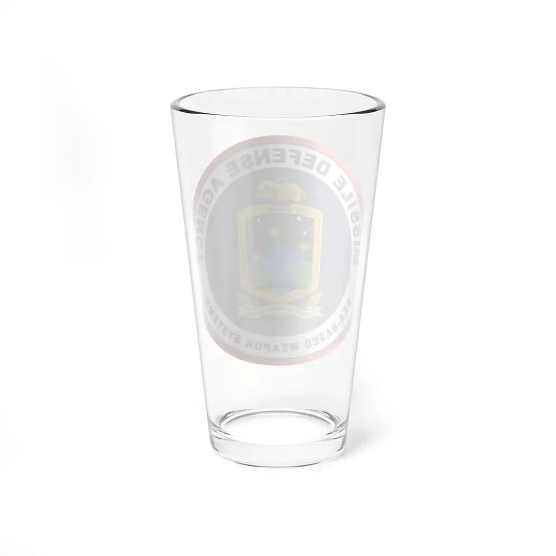 Missile Defense Agency AEGIS Ballistic (U.S. Navy) Pint Glass 16oz - Go Mug Yourself