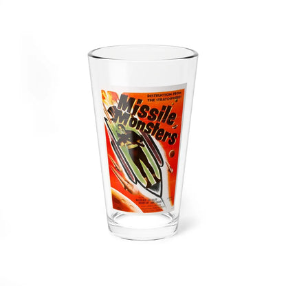 MISSILE MONSTERS 1958 Movie Poster - Pint Glass 16oz-16oz-Go Mug Yourself