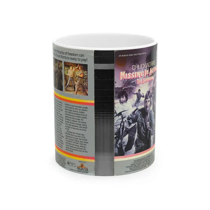 MISSING IN ACTION 2 THE BEGINNING (VHS COVER) - White Coffee Mug 11oz - Go Mug Yourself