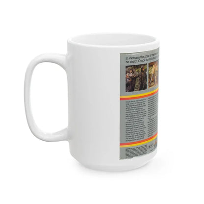 MISSING IN ACTION 2 THE BEGINNING (VHS COVER) - White Coffee Mug - Go Mug Yourself