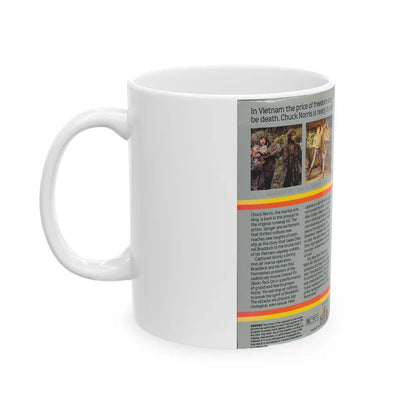 MISSING IN ACTION 2 THE BEGINNING (VHS COVER) - White Coffee Mug-Go Mug Yourself