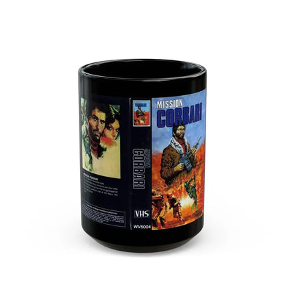 MISSION CORBARI (VHS COVER) - Black Coffee Mug 15oz - Go Mug Yourself