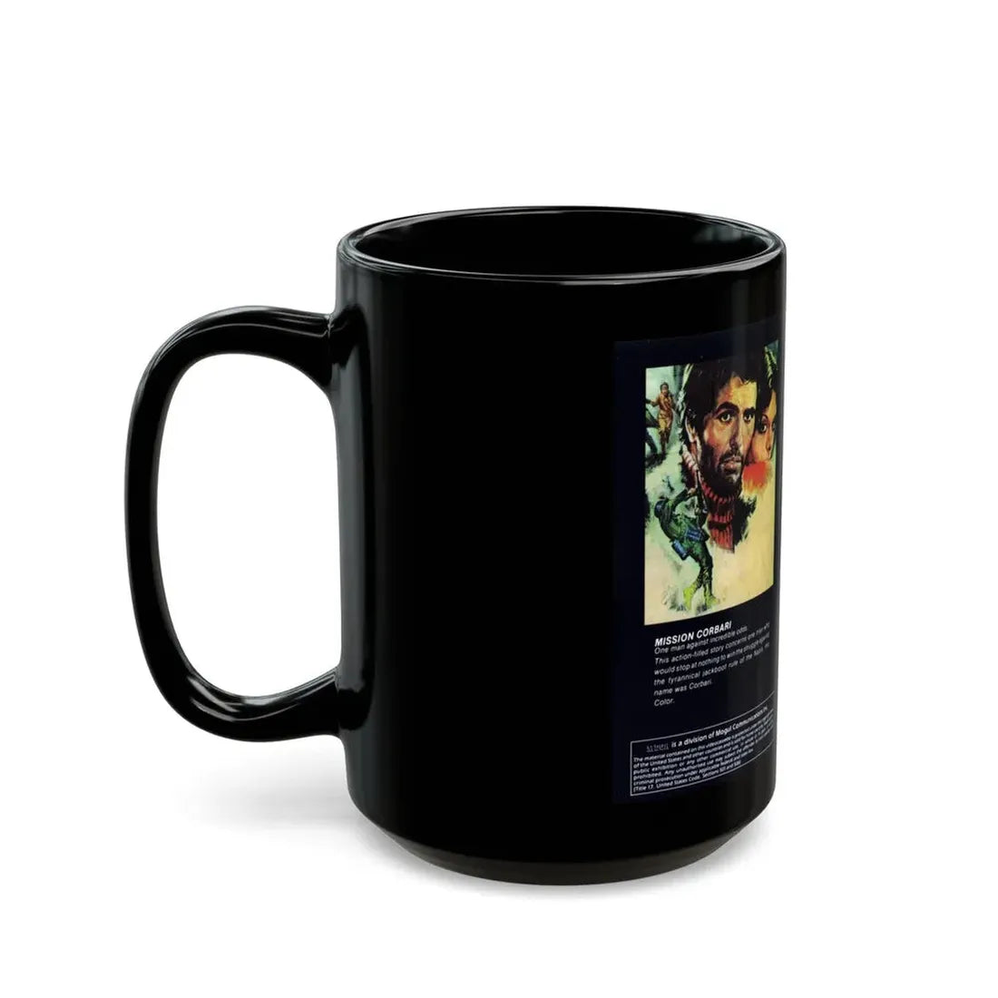 MISSION CORBARI (VHS COVER) - Black Coffee Mug - Go Mug Yourself