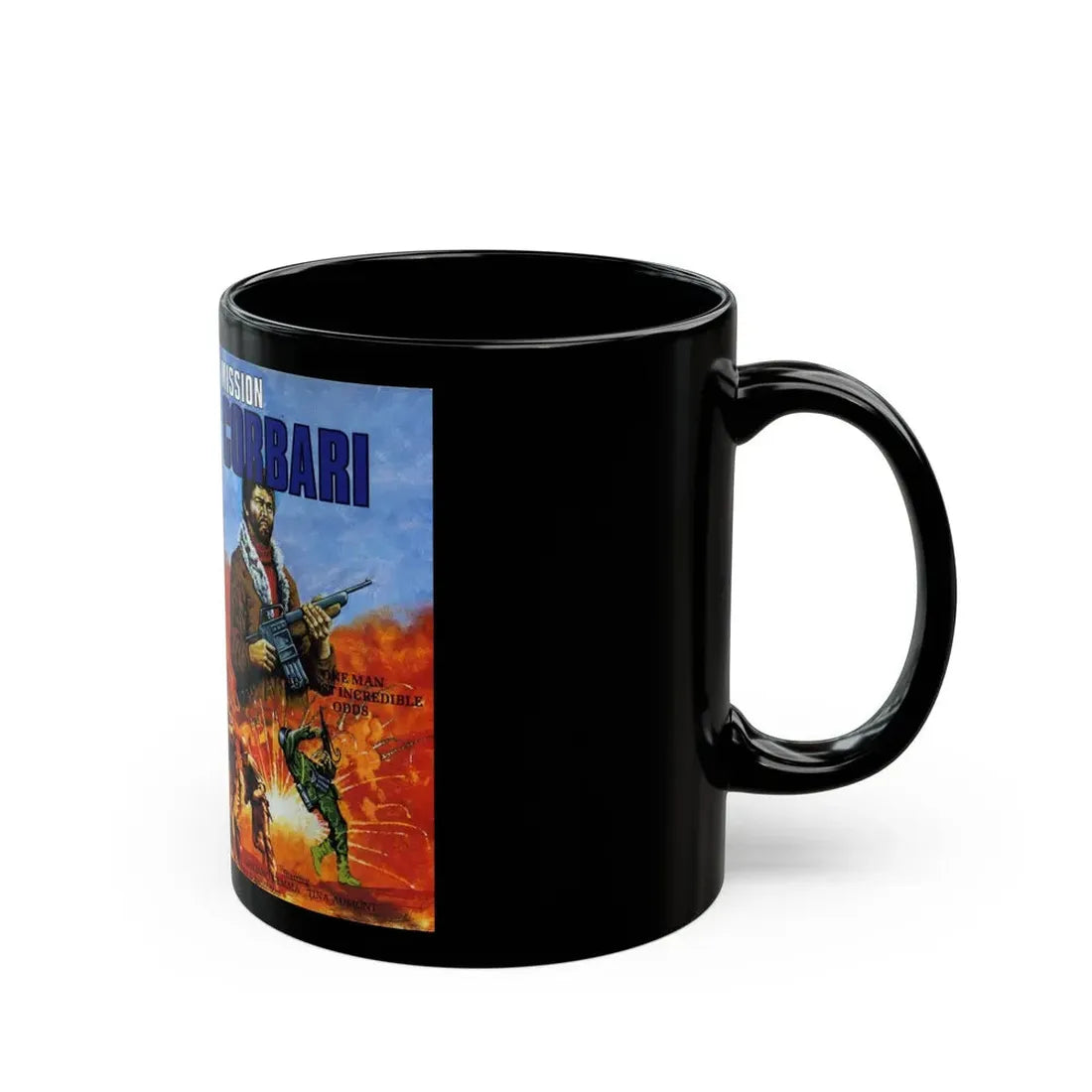 MISSION CORBARI (VHS COVER) - Black Coffee Mug - Go Mug Yourself