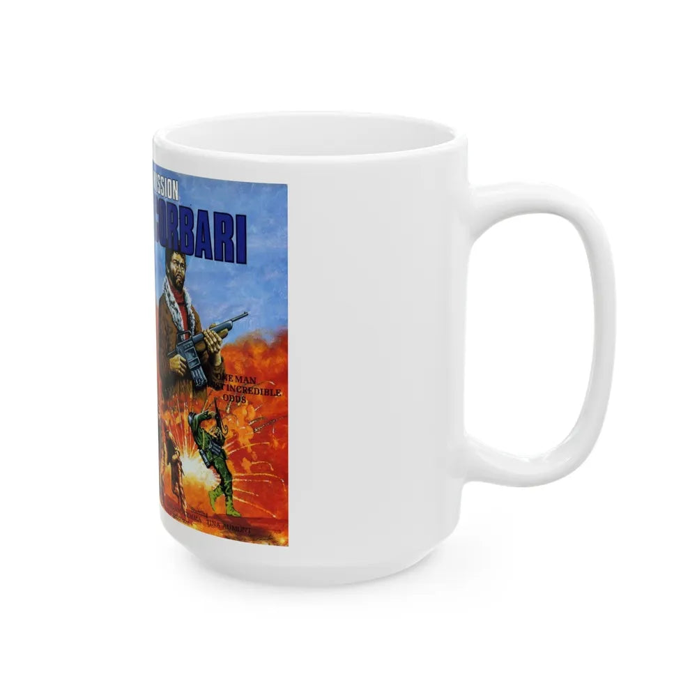 MISSION CORBARI (VHS COVER) - White Coffee Mug-Go Mug Yourself