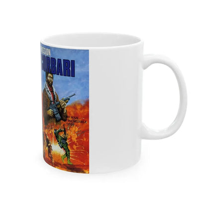 MISSION CORBARI (VHS COVER) - White Coffee Mug - Go Mug Yourself