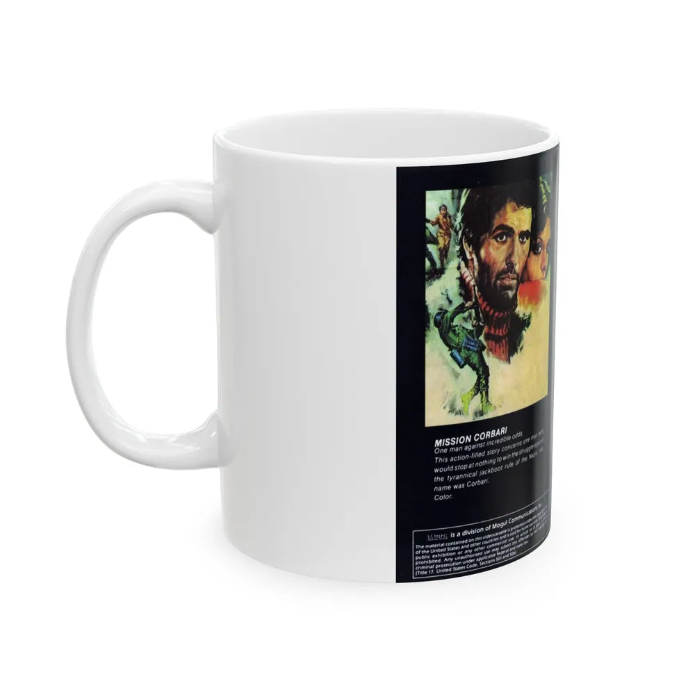 MISSION CORBARI (VHS COVER) - White Coffee Mug-Go Mug Yourself