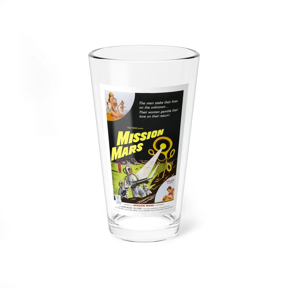 MISSION MARS 1968 Movie Poster - Pint Glass 16oz-16oz-Go Mug Yourself