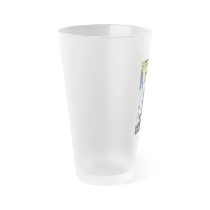 MISSION MARS (2) 1968 Movie Poster - Frosted Pint Glass 16oz - Go Mug Yourself