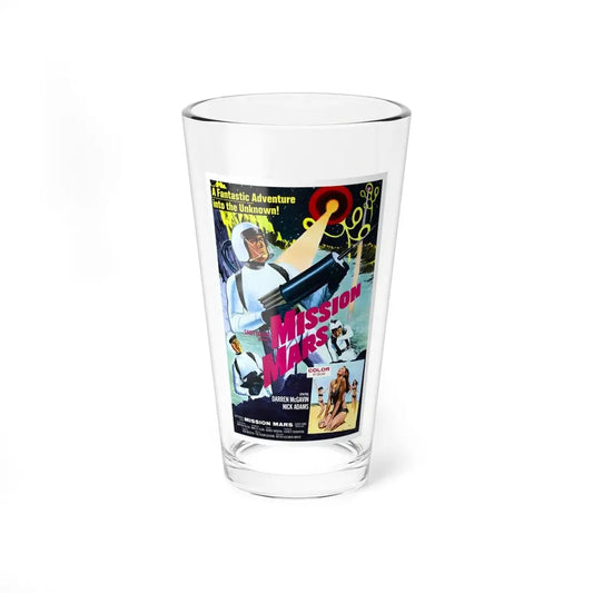 MISSION MARS (2) 1968 Movie Poster - Pint Glass 16oz 16oz - Go Mug Yourself