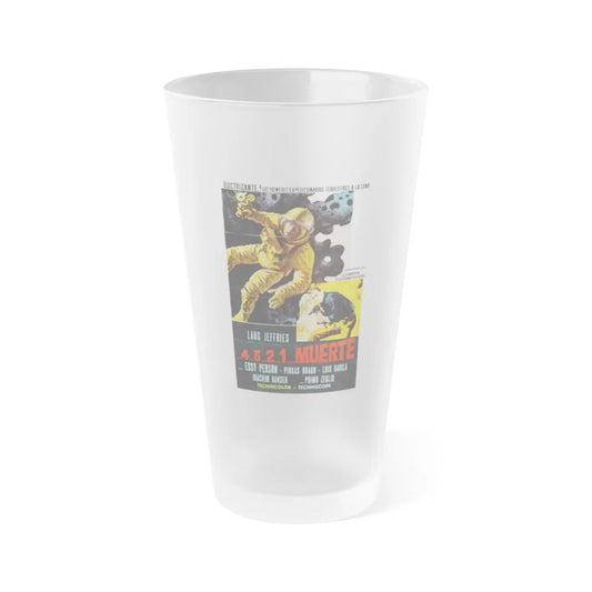 MISSION STARDUST 1967 Movie Poster - Frosted Pint Glass 16oz-16oz-Frosted-Go Mug Yourself