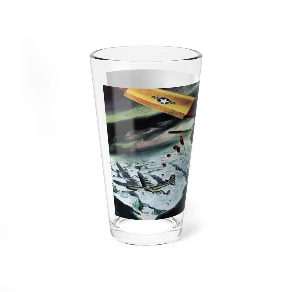 Mission to Frozen Nowhere, Collier's, January 14, 1950 (Magazine Illustration) Pint Glass 16oz-Go Mug Yourself