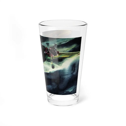 Mission to Frozen Nowhere, Collier's, January 14, 1950 (Magazine Illustration) Pint Glass 16oz-Go Mug Yourself