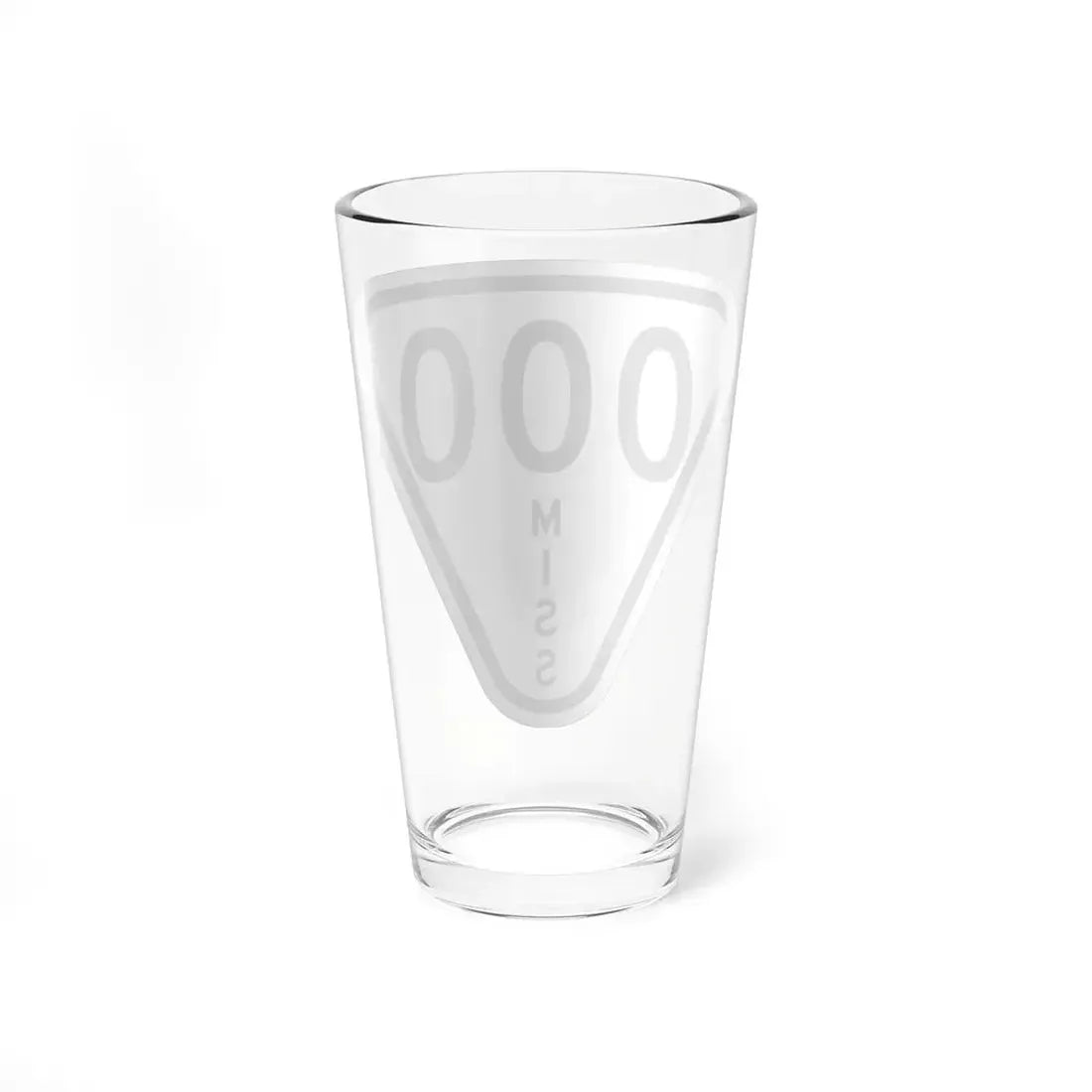 Mississippi 000 1948 (Mississippi) (Road Sign) Pint Glss 16oz - Go Mug Yourself