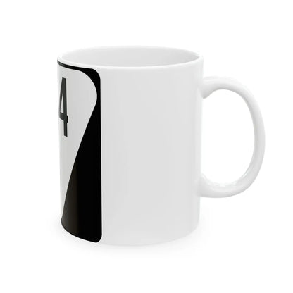 Mississippi 344 (Mississippi) (Road Sign) White Coffee Mug - Go Mug Yourself