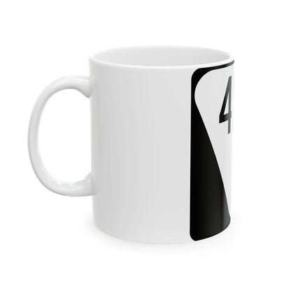 Mississippi 45W (Mississippi) (Road Sign) White Coffee Mug - Go Mug Yourself