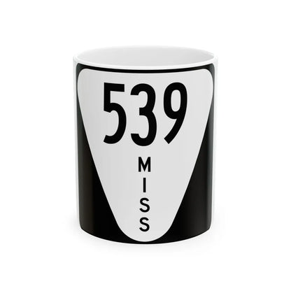 Mississippi 539 (Mississippi) (Road Sign) White Coffee Mug 11oz - Go Mug Yourself