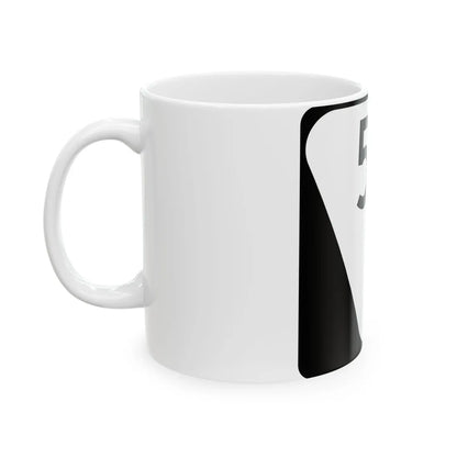 Mississippi 55 (Mississippi) (Road Sign) White Coffee Mug - Go Mug Yourself