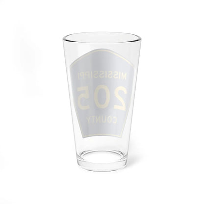 Mississippi County 205 (Missouri) (Road Sign) Pint Glass 16oz - Go Mug Yourself