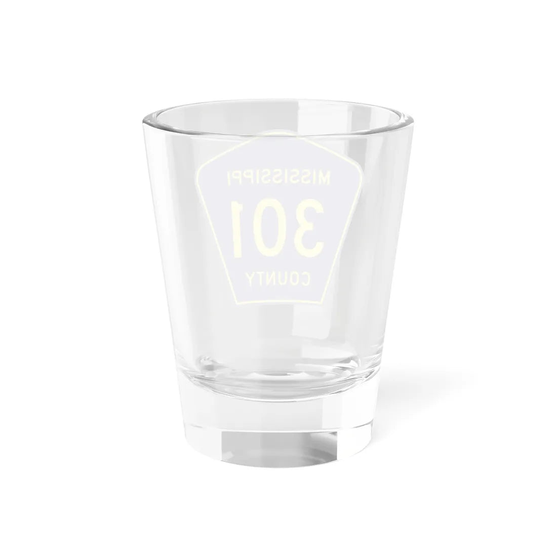 Mississippi County 301 (Missouri) (Road Sign) Shot Glass 1.5oz - Go Mug Yourself