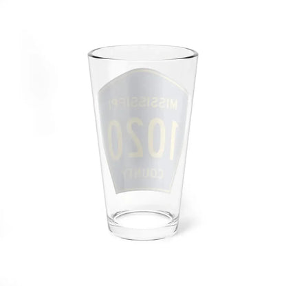 Mississippi County Route 1020 AR (Arkansas) (Road Sign) Pint Glss 16oz - Go Mug Yourself