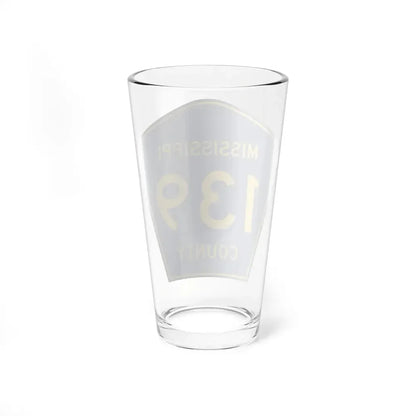 Mississippi County Route 139 AR (Arkansas) (Road Sign) Pint Glss 16oz - Go Mug Yourself