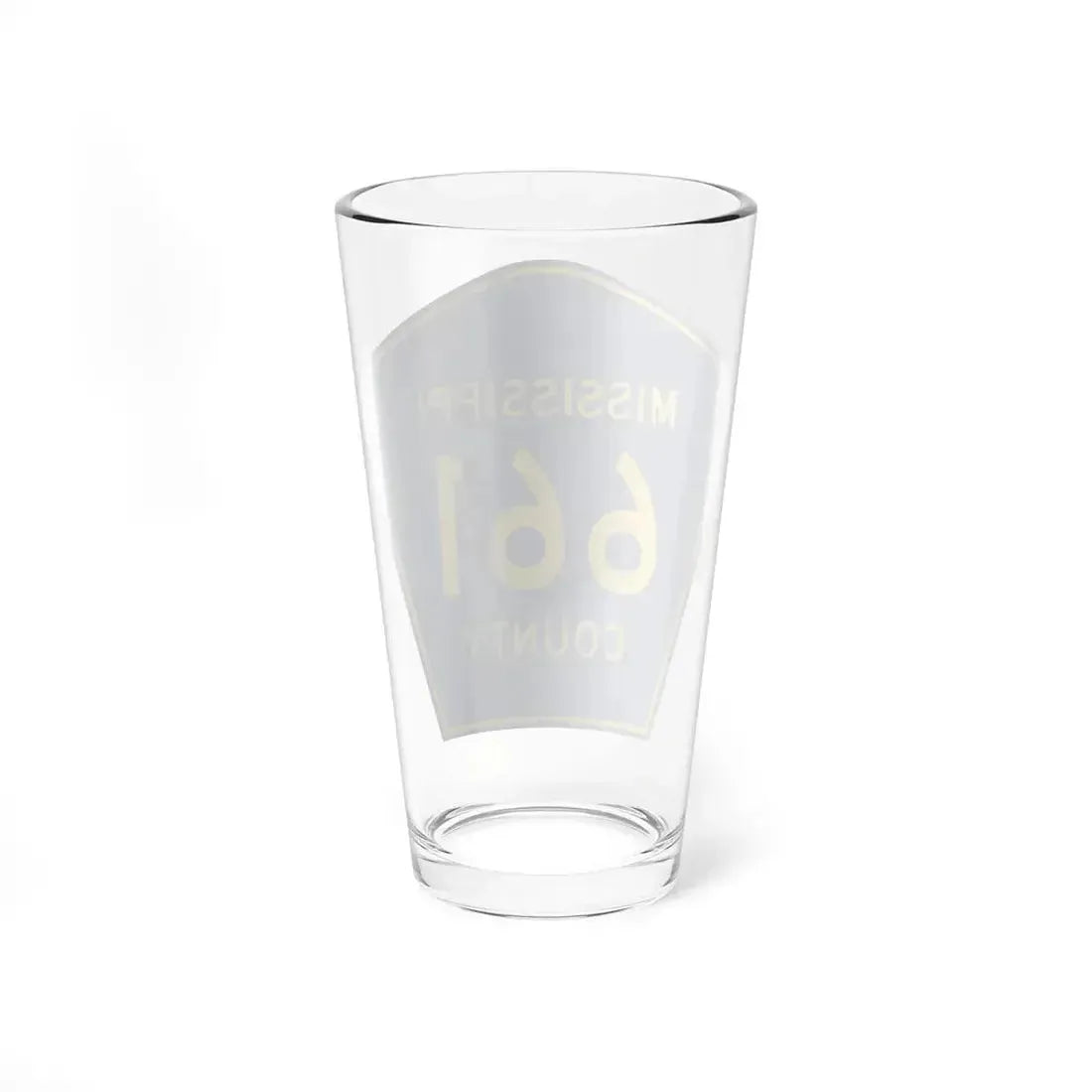 Mississippi County Route 661 AR (Arkansas) (Road Sign) Pint Glass 16oz - Go Mug Yourself