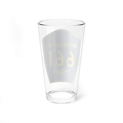 Mississippi County Route 661 AR (Arkansas) (Road Sign) Pint Glass 16oz - Go Mug Yourself