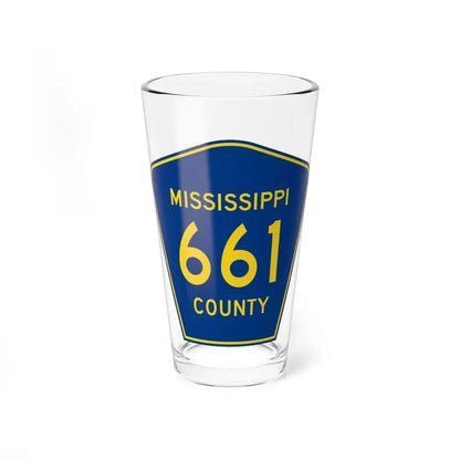 Mississippi County Route 661 AR (Arkansas) (Road Sign) Pint Glss 16oz 16oz - Go Mug Yourself