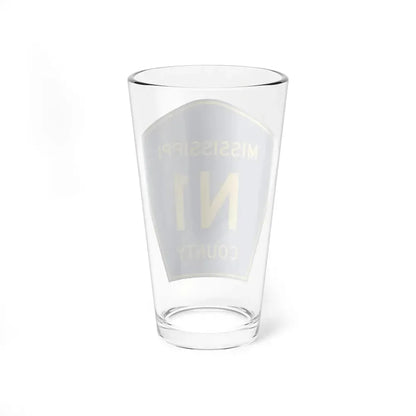 Mississippi County Route N1 AR (Arkansas) (Road Sign) Pint Glss 16oz - Go Mug Yourself