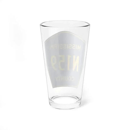 Mississippi County Route N159 AR (Arkansas) (Road Sign) Pint Glass 16oz - Go Mug Yourself