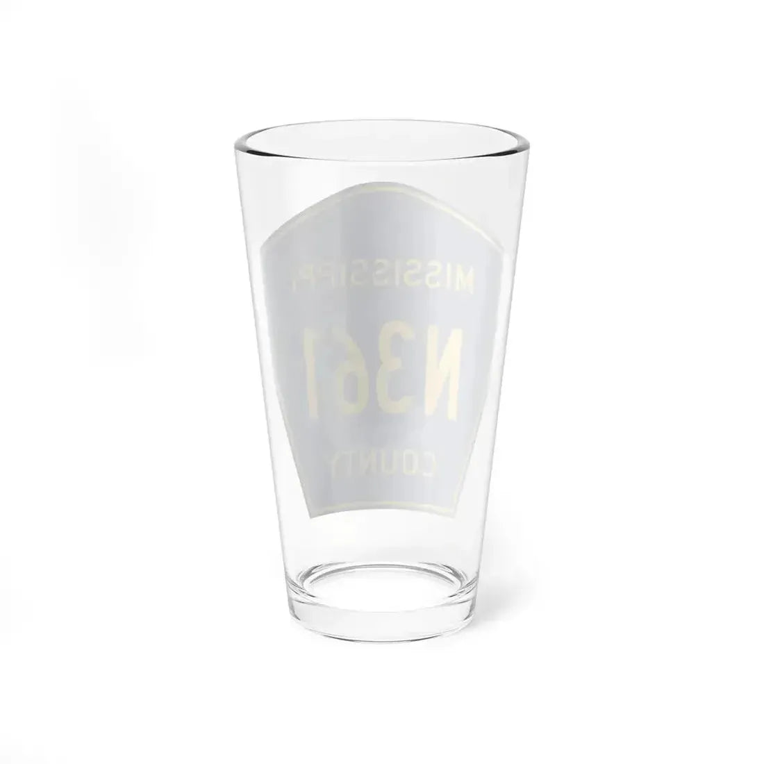 Mississippi County Route N361 AR (Arkansas) (Road Sign) Pint Glass 16oz - Go Mug Yourself