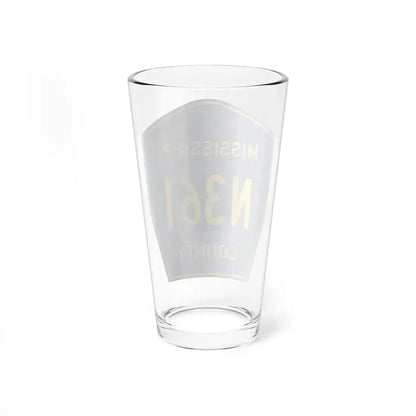 Mississippi County Route N361 AR (Arkansas) (Road Sign) Pint Glass 16oz - Go Mug Yourself