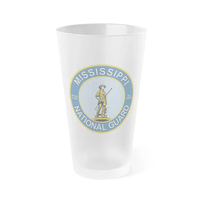 Mississippi National Guard - Frosted Pint Glass 16oz 16oz Frosted - Go Mug Yourself
