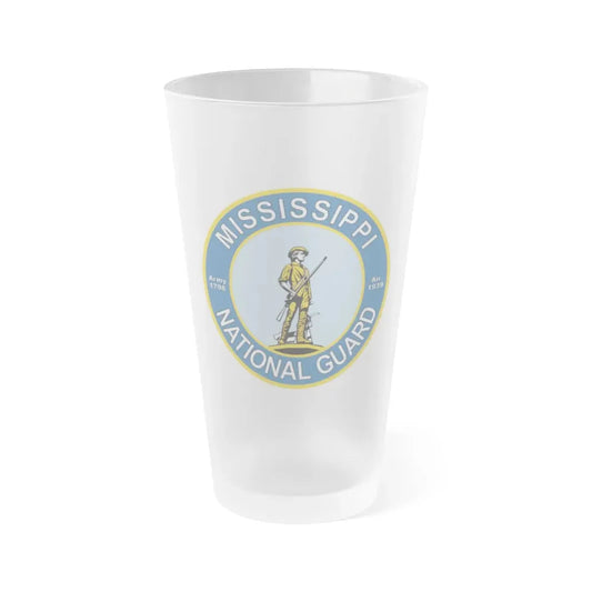 Mississippi National Guard - Frosted Pint Glass 16oz 16oz Frosted - Go Mug Yourself