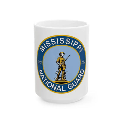 Mississippi National Guard - White Coffee Mug 15oz - Go Mug Yourself