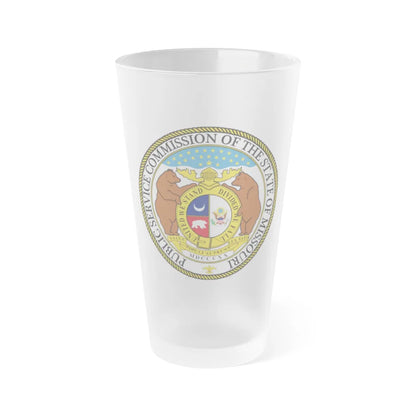 Missouri Public Service Commission - Frosted Pint Glass 16oz-16oz-Frosted-Go Mug Yourself