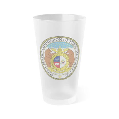 Missouri Public Service Commission - Frosted Pint Glass 16oz 16oz Frosted - Go Mug Yourself