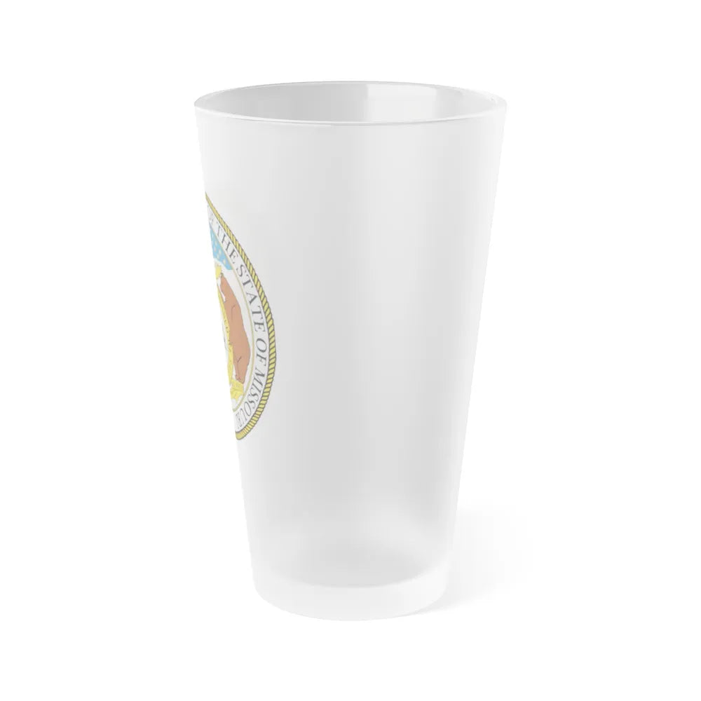 Missouri Public Service Commission - Frosted Pint Glass 16oz-Go Mug Yourself