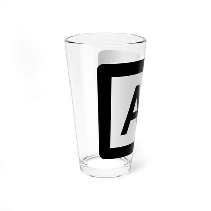 Missouri Route AJ Shield (Missouri) (Road Sign) Pint Glass 16oz - Go Mug Yourself