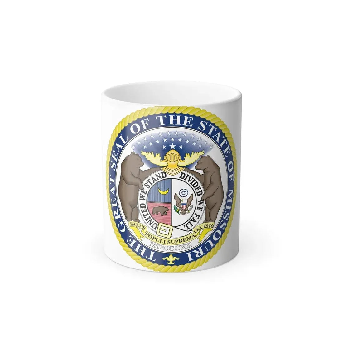 Missouri State Seal - Color Changing Coffee Mug 11oz - Go Mug Yourself