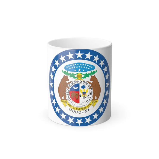 Missouri State Seal NARA - Color Changing Mug 11oz-11oz-Go Mug Yourself