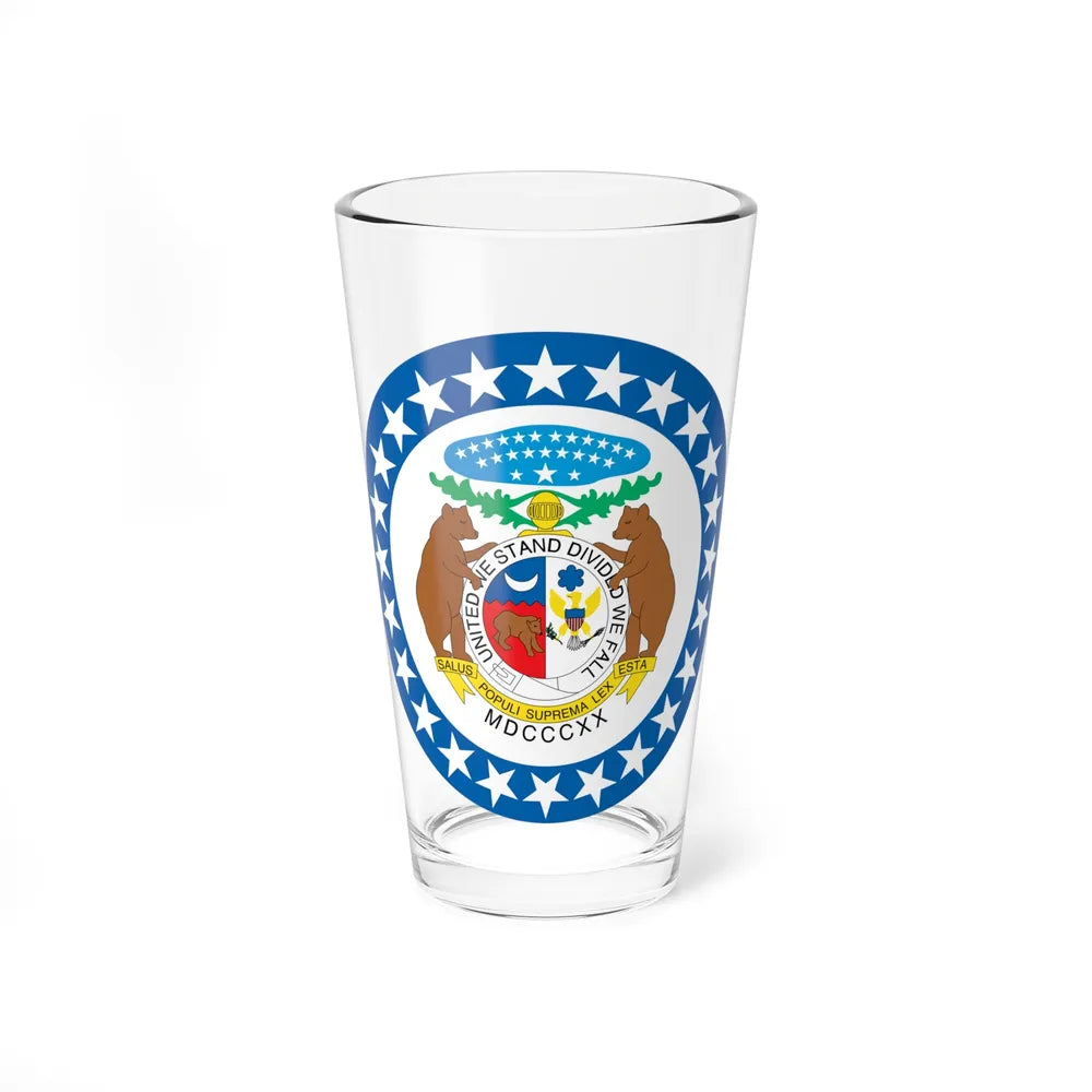 Missouri State Seal NARA - Pint Glass 16oz-16oz-Go Mug Yourself