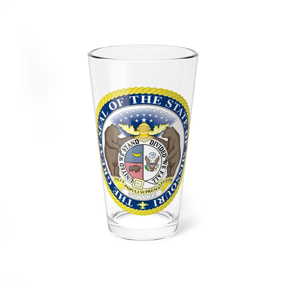 Missouri State Seal - Pint Glass 16oz-16oz-Go Mug Yourself