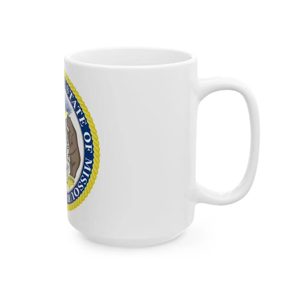 Missouri State Seal - White Coffee Mug-Go Mug Yourself