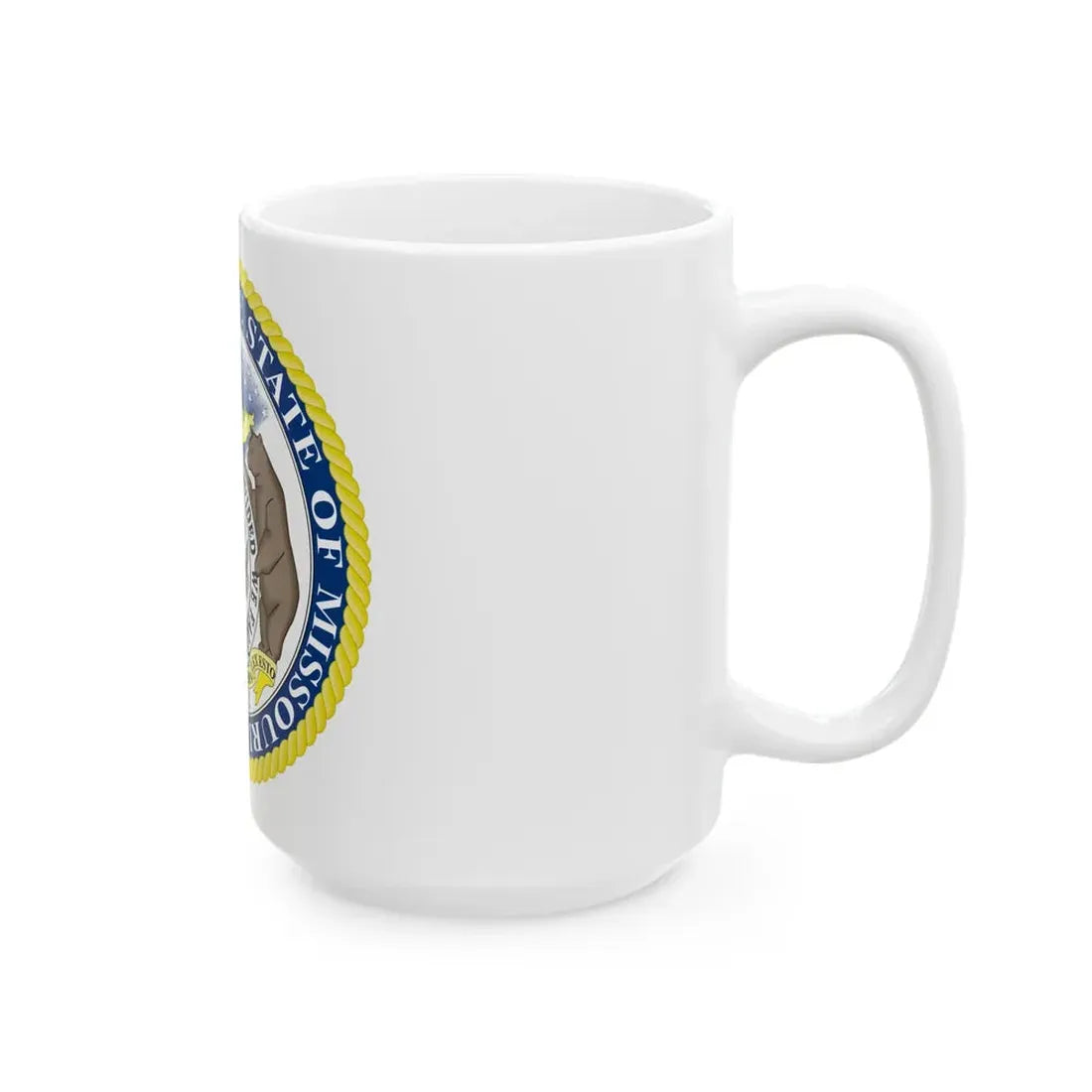 Missouri State Seal - White Coffee Mug - Go Mug Yourself