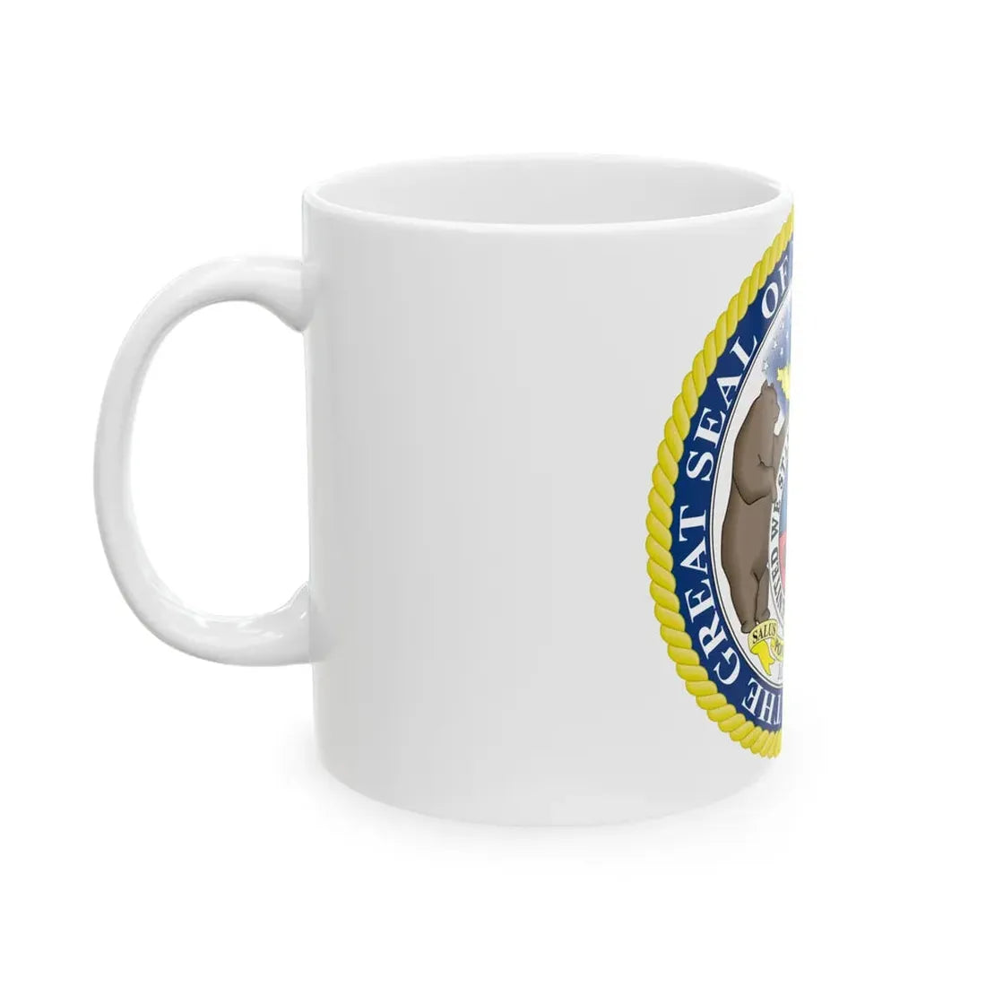 Missouri State Seal - White Coffee Mug - Go Mug Yourself